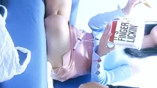 Lexi Lore 和 Natalia Queen 在寻宝洞中和大黑吊寻欢作乐